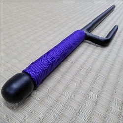 Jutte 5 - Black finish with purple cord