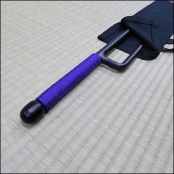 Jutte 5 - Black finish with purple cord