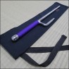 Jutte 5 - Stainless steel polished finish with purple cord