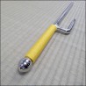 Jutte 6 - Stainless steel polished finish with yellow cord
