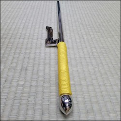 Jutte 4 - Stainless steel polished finish with yellow cord