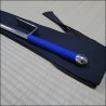 Jutte 2 - Stainless steel polished finish with blue cord
