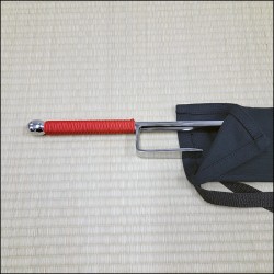 Jutte 2 - Stainless steel polished finish with red cord
