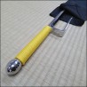 Jutte 2 - Stainless steel polished finish with yellow cord