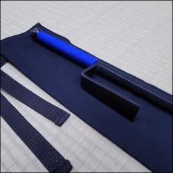 Jutte 2 - Black finish with blue cord