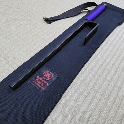 Jutte 2 - Black finish with purple cord