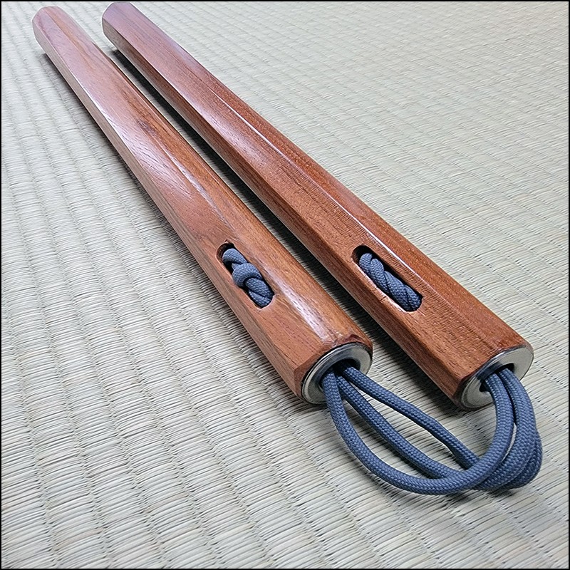 Nunchaku - Jatoba Grey Cord
