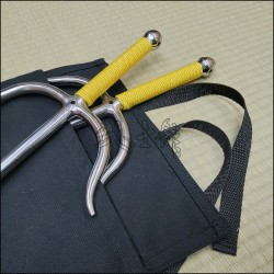 Sai 7 - Stainless steel polished finish with yellow cord