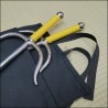 Sai 7 - Stainless steel polished finish with yellow cord