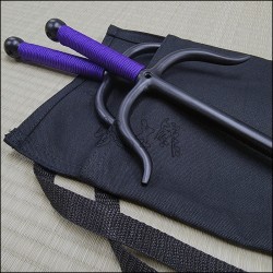 Sai 7 - Black finish with purple cord
