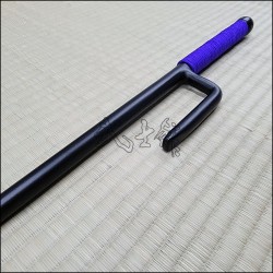 Jutte 6 - Black finish with purple cord