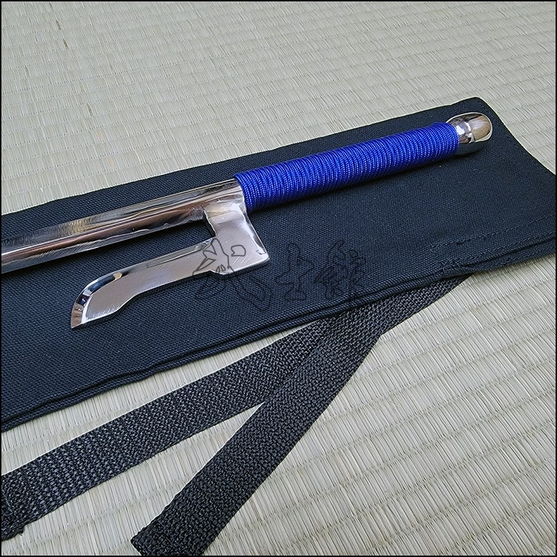 Jutte 3 - Stainless steel polished finish with blue cord
