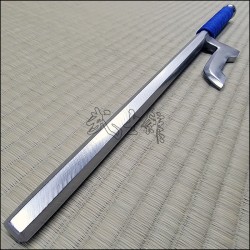Jutte 3 - Stainless steel polished finish with blue cord