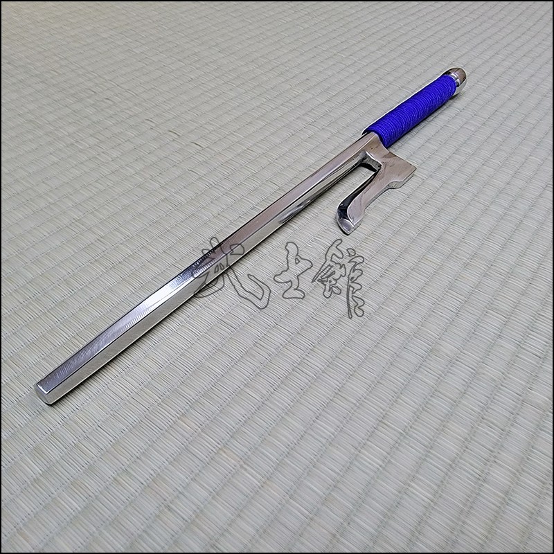 Jutte 3 - Stainless steel polished finish with purple cord
