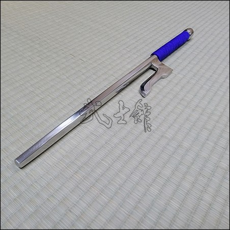 Jutte 3 - Stainless steel polished finish with purple cord