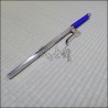 Jutte 3 - Stainless steel polished finish with purple cord