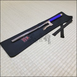 Jutte 3 - Stainless steel polished finish with purple cord