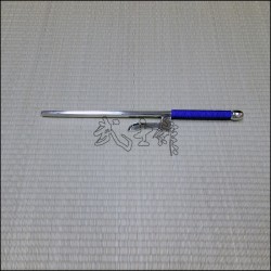 Jutte 3 - Stainless steel polished finish with purple cord
