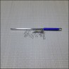 Jutte 3 - Stainless steel polished finish with purple cord