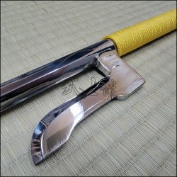 Jutte 3 - Stainless steel polished finish with yellow cord