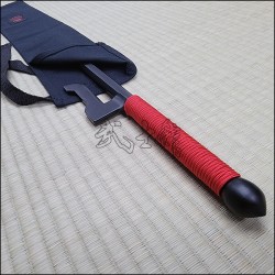 Jutte 4 - Black finish with red cord