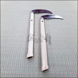 Kama 2 - Maple handles with metal blades