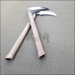 Kama 2 - Maple handles with metal blades