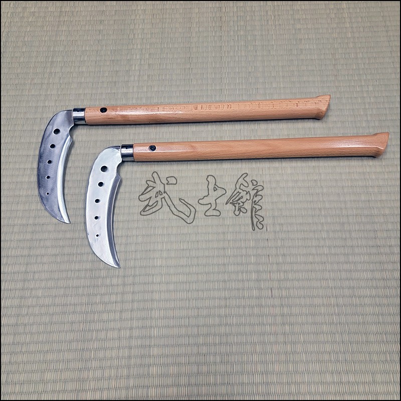 Kama 3 - Beech handles with metal blades