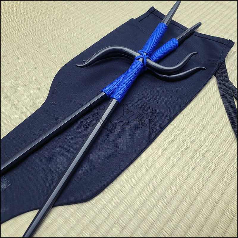 Manji Sai 1 - Black finish with blue cord