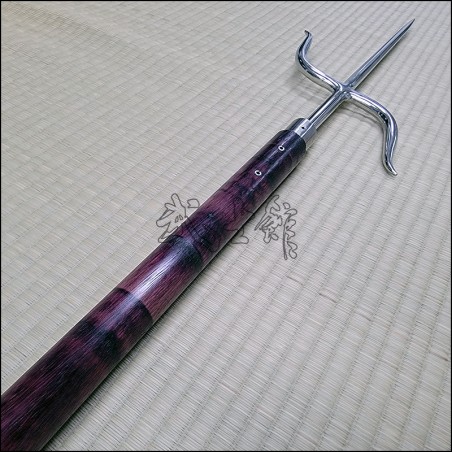 Nunti Bo  - Purple Heart with polished manji