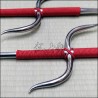 Manji Sai 1 - Stainless steel polished finish with red cord