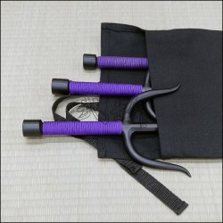 Sai 1 - Black finish with purple cord