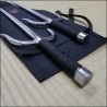 Sai 1 - Stainless steel polished finish with black cord