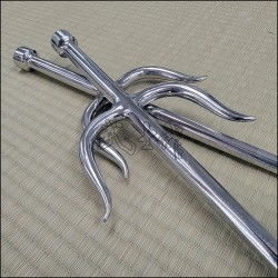 Sai 1 - Stainless steel polished finish with no cord