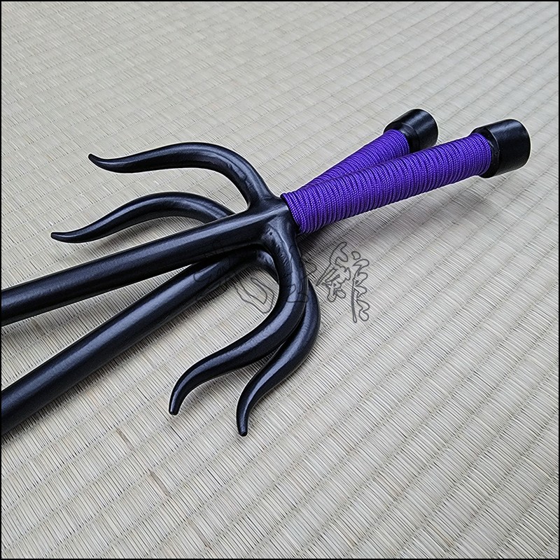 Sai 2 - Black finish with purple cord