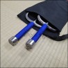 Sai 2 - Stainless steel polished finish with blue cord