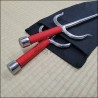 Sai 2 - Stainless steel polished finish with red cord