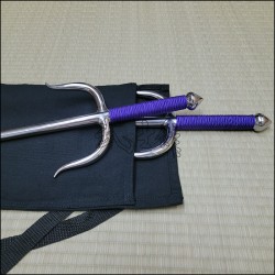 Sai 3 - Special Sai with polished finish and purple cord