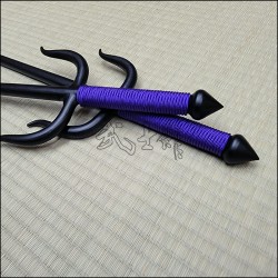 Sai 3 - Special Sai with black finish and purple cord