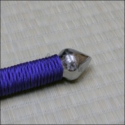 Sai 3 - Special stainless steel Sai with polished finish and purple cord