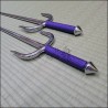 Sai 4 - Polished finish with purple cord
