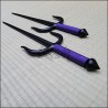 Sai 4 - Black finish with purple cord