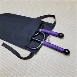 Sai 6 - Black finish with purple cord