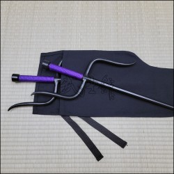 Sai 8 - Black finish with purple cord