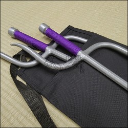 Sai 8 - Silver finish with purple cord