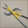 Manji Sai 1 - Stainless steel polished finish with yellow cord