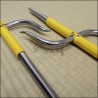 Manji Sai 1 - Stainless steel polished finish with yellow cord