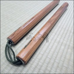 Nunchaku - Jatoba Green Cord