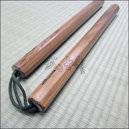 Nunchaku - Jatoba Green Cord