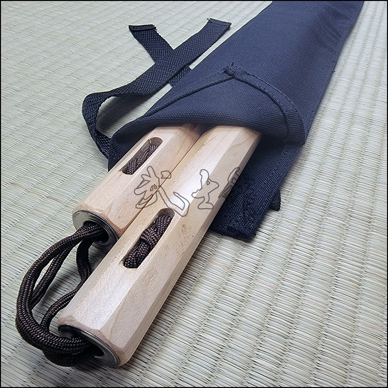 Nunchaku - Maple Brown Cord